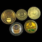 Custom logo Metal antiqu silver gold custom coin maker