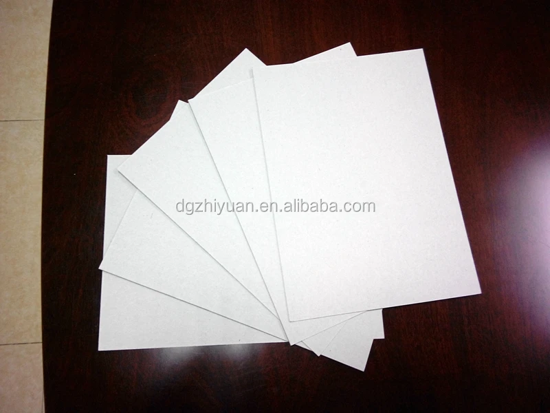 2020 package printing carton duplex paper board grey back