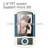 Factory price 1.8 inch download games for mp4 touch screen with memory card slot (BT-P206)