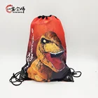 Custom good quality sublimation polyester drawstring bag with logo