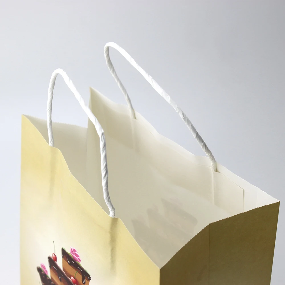 fsc merry christmas paper foldable shopping bags with handle