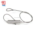 rational construction hanging stainless steel rope lock for led