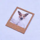 OEM customized funny wooden magnet photo picture frame