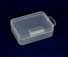 2018 Amazon Hot Sales Clear Coin Drill Bit Mini Transparent Plastic Sd Memory Card Case