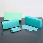 Jaspeer Wholesale Luxury Paper Case PU Leather Sunglasses Case Cloth Bags Folding Glasses Case Suit