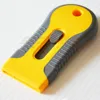 glass /bearing / plastic label scraper