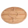 Attractive wooden bamboo food serving tray for hotel