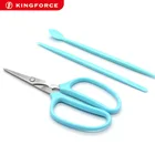 Professional 3 pieces stainless steel seafood tool set crab lobster scissors