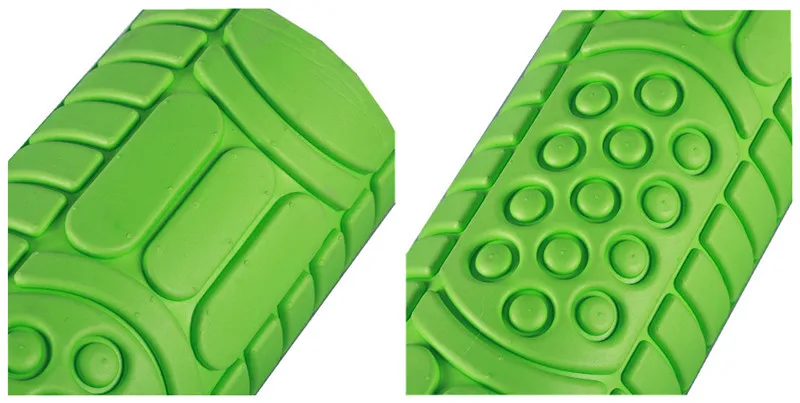 Massage roller 18" for quick post-workout recovery time tetured foam roller for yoga eercise