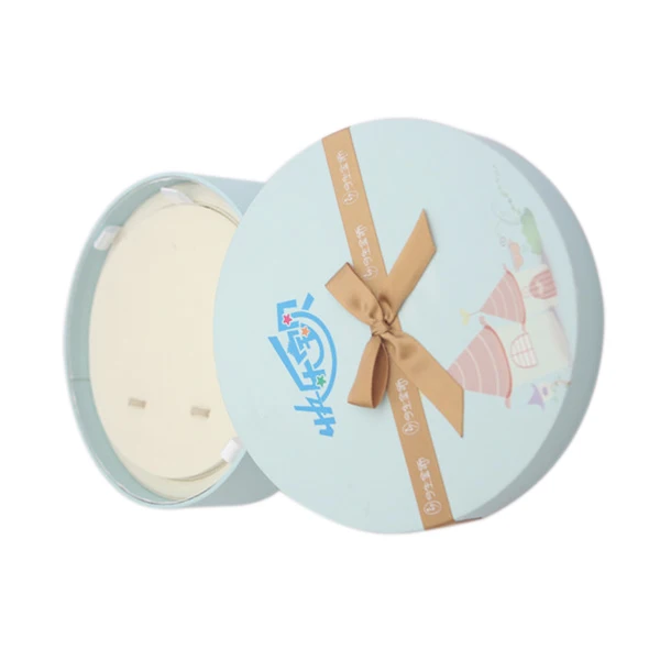 elegant baby boy gift packing box with decorative ribbon