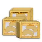 Hot Sale Manufacturers low price wholesale 24k gold travel pack eye mask / crystal collagen gold powder eye mask
