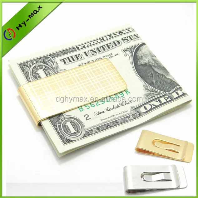 custom silver dollar blank metal money clips for men