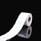 Waterproof thermal paper adhesive white sticker label roll