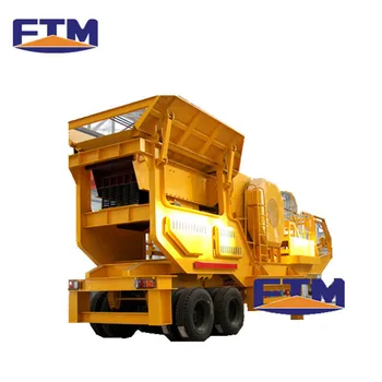 Portable Type Construction Waste Mobile Stone Crushing Plant