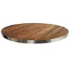 Hight quality products round square wood grain outdoor restaurant table