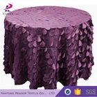 Petal taffeta table cloth made in China