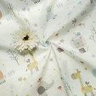 Thailand new style woven buy block print indian muslin cotton fabric cut pieces for baby