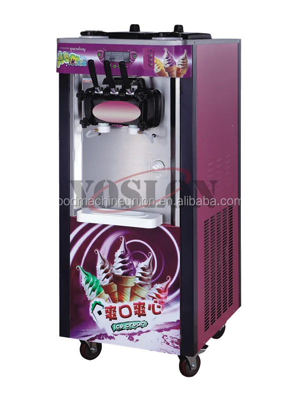 mixed flavours ice cream three choose soft 7.2*2L for amusement park