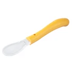 Free sample Good rebound property silicone baby soup spoon