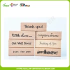 custom design 7pk novelty postage wooden stamp collections
