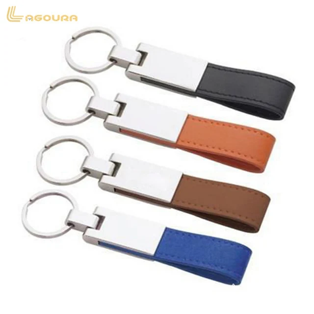 custom leather keychain
