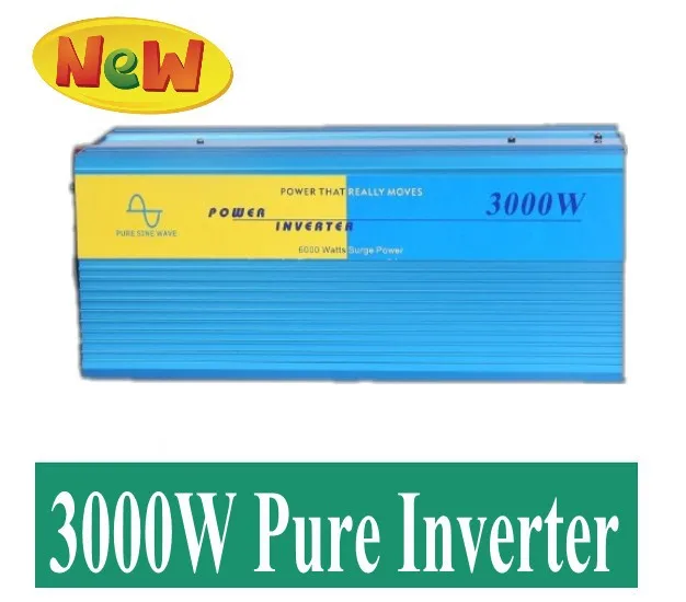 DC 12V to AC 220V 3000w car inverter off inverter pure sine wave power car inverter invertor power supply