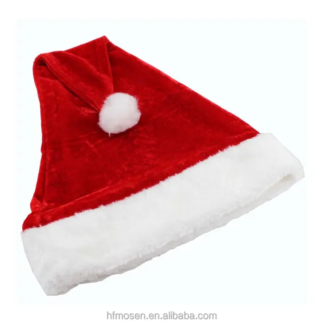 hd2008 hot sale adult christmas hat xmas party santa claus cap
