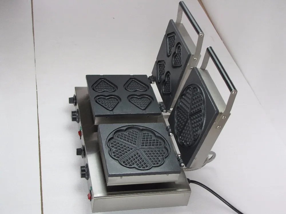 Two bakers Heart Shaped Electric waffle machine / lolly waffle maker