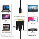 Cable Cable Usb USB C To DVI Cable USB 3.1 Type C To DVI 6FT Black Cable Support DVI 4k 30HZ