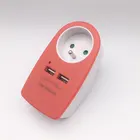 Colorful customized top quality usb adapter with 2 usb