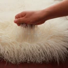 long hair curly lamb fur pelt / mongolian lamb fur plate / finished lamb skin
