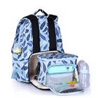 Multifunctional Waterproof Mummy Bag Large Capacity Fashion Baby Diaper Bag Backpack