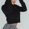 Custom printed cotton womens crop top sleeveless hoodies