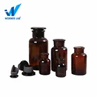 30ml 60ml Amber 30ml 60ml 125ml 250ml 500ml 1000ml Lab Amber Glass Reagent Bottle With Glass Dropper