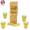 Wooden Drinking Block Game Drunken Tower