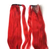 2019 most popular wholesale straight 100% human hair drawstring ponytail