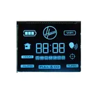 Custom Digit lcd display 7 segment monochrome graphic dot matrix lcd module HTN negative lcd screen with good quality