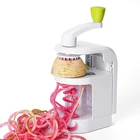 Kitchen Hand Held Viggie Cutter Carrot Spiral Cut Slicer 5-blade Vegetable Spiralizer