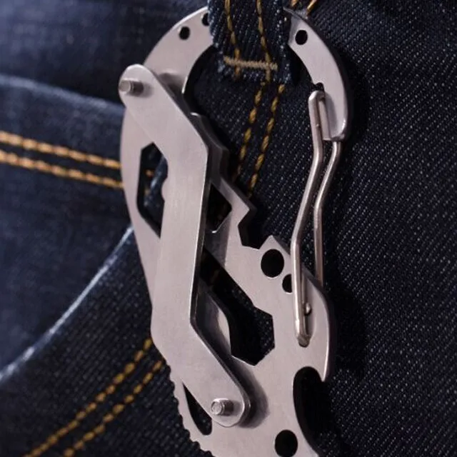 outdoor edc multifunction key holder with bottle opener