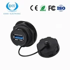 waterproof usb cable connector mini usb male and female connector usb to jack