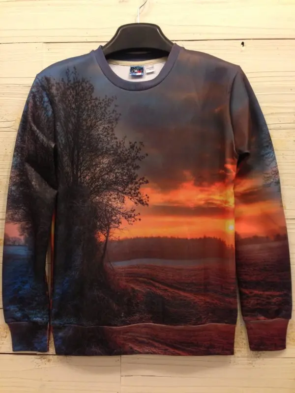3D digital print fashion men's sweatshirts