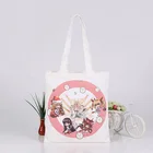 Canvas Bag Custom Recycled Original Color 8oz Large Plain Cotton Canvas Shopping Bag with Logo