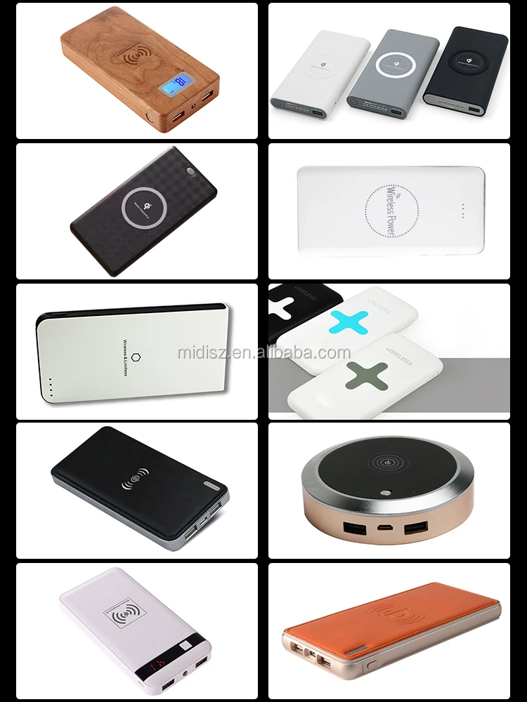 New Hot 20000 mAh Power Bank QI Universal Portable Smart Pad Wireless Charger Charging Pad with USB port - ANKUX.COM