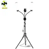 Factory directly supply RK39 2 led light with phone holder, two arms ring light with upside down tripod stand