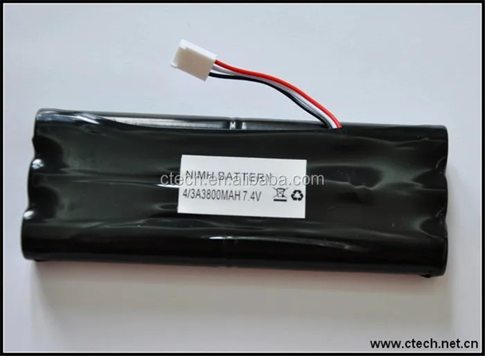 4.8v replacement battery for emergency light ni-cd D4500 4500mah battery