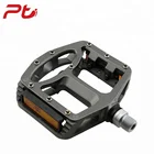 PTSPORTS Aluminum Bike Pedals For MTB Non-slip Bicycle Pedal Flat Platform Antiskid Riding Pedals