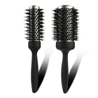Guangzhou Nanotechnology Ceramic Round Straight Hair Brush Curly With Nylon Bristle