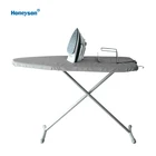 Honeyson hotel steam iron wardrobe folding ironing board with storage