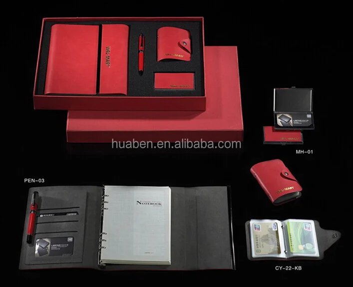 business promotional notebook gift set in high quality