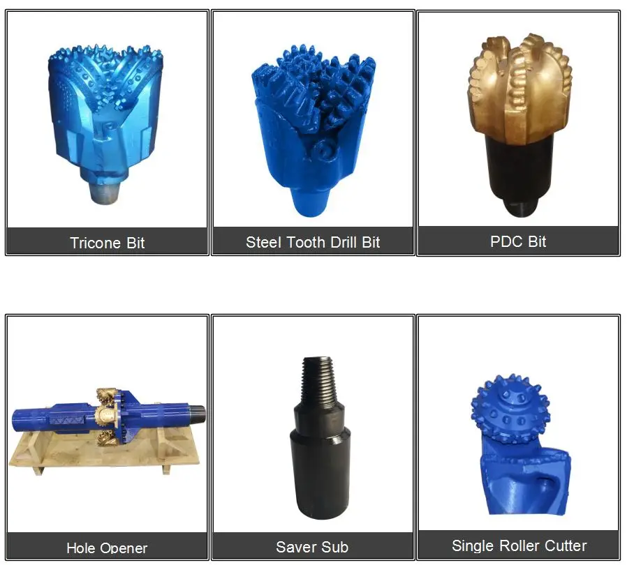 Water well drilling matrix body core drill bits for hard rock.jpg